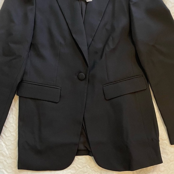 NWT Saovere Black Blazer Single Button Women’s Polyester Formal Medium Business - Picture 3 of 10